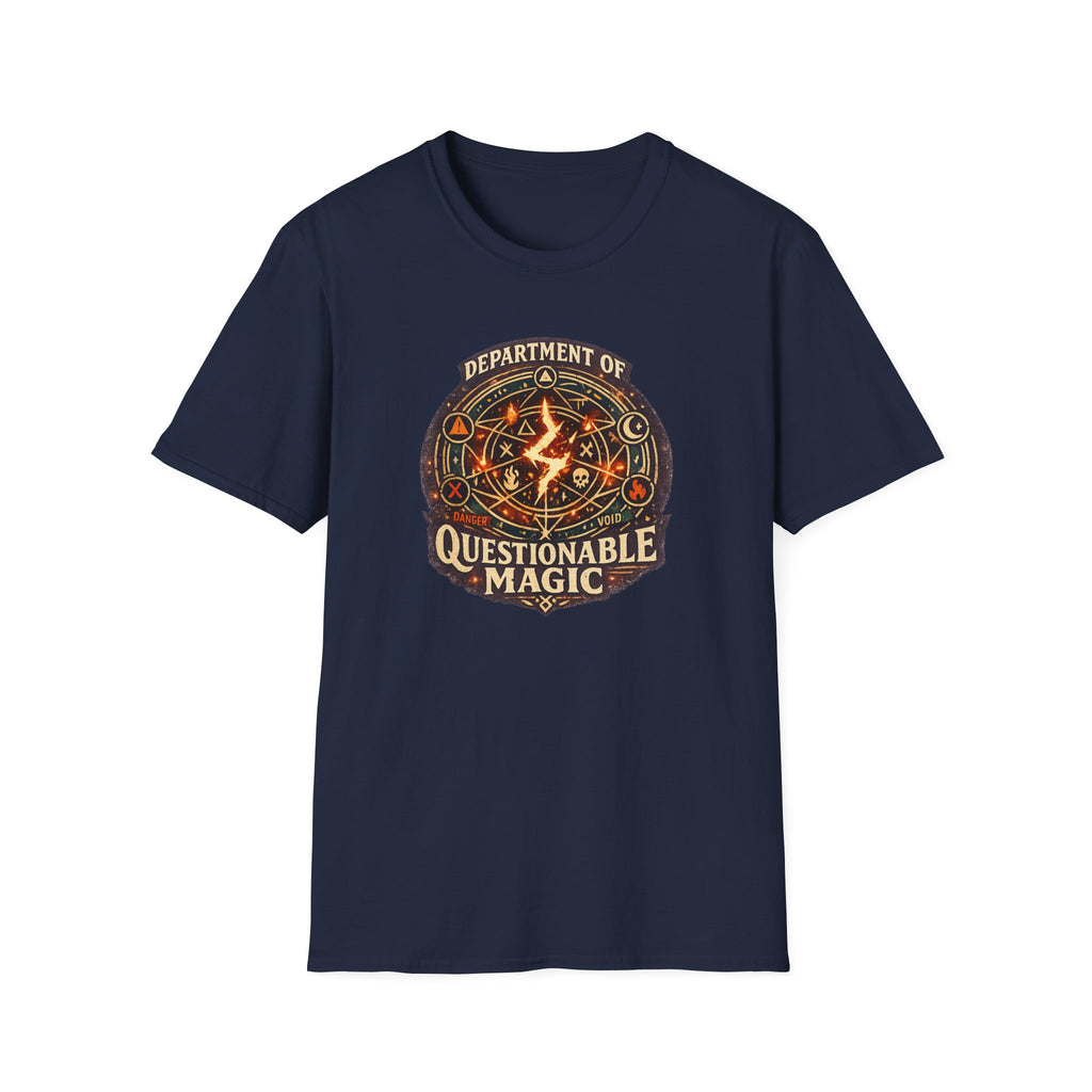 Department of Questionable Magic Vintage Emblem T-Shirt