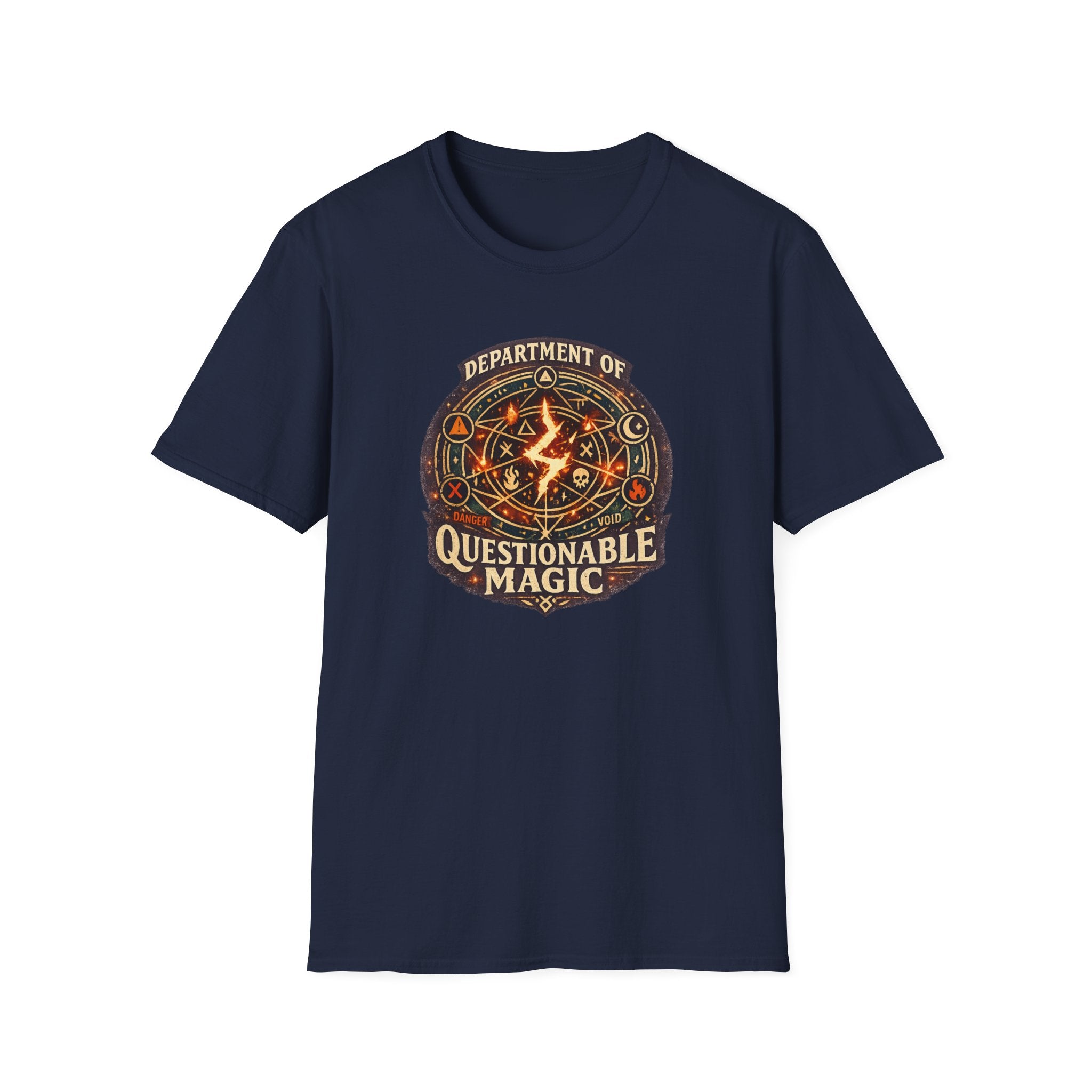 Department of Questionable Magic Vintage Emblem T-Shirt