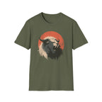 Mythic Yeti Beast Sunset T-Shirt - Vintage Monster Graphic Tee