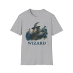 Wizard Graphic T-Shirt - Mystical Mage Illustration Tee