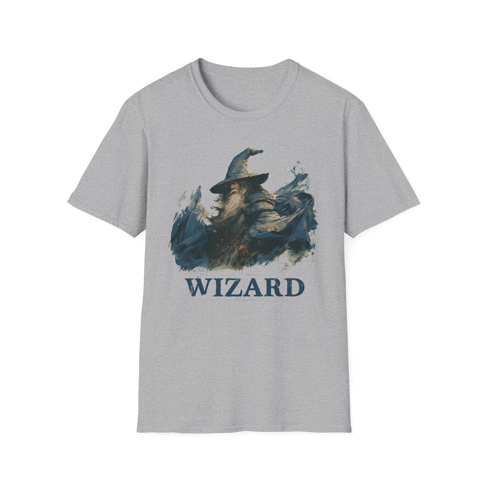 Wizard Graphic T-Shirt - Mystical Mage Illustration Tee