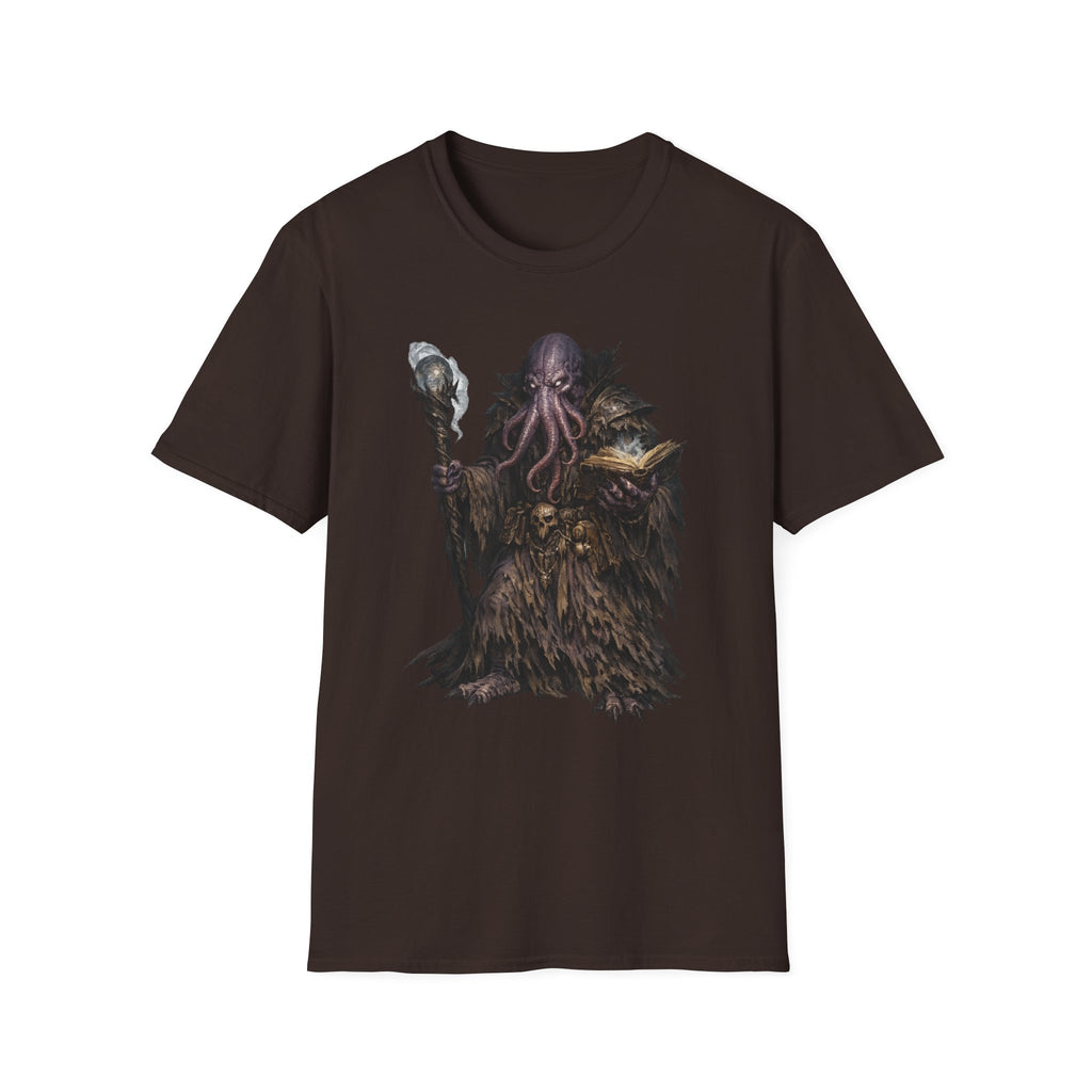 Mind Flayer T-Shirt — Dark Fantasy Cthulhu Warlock Sorcerer Tee