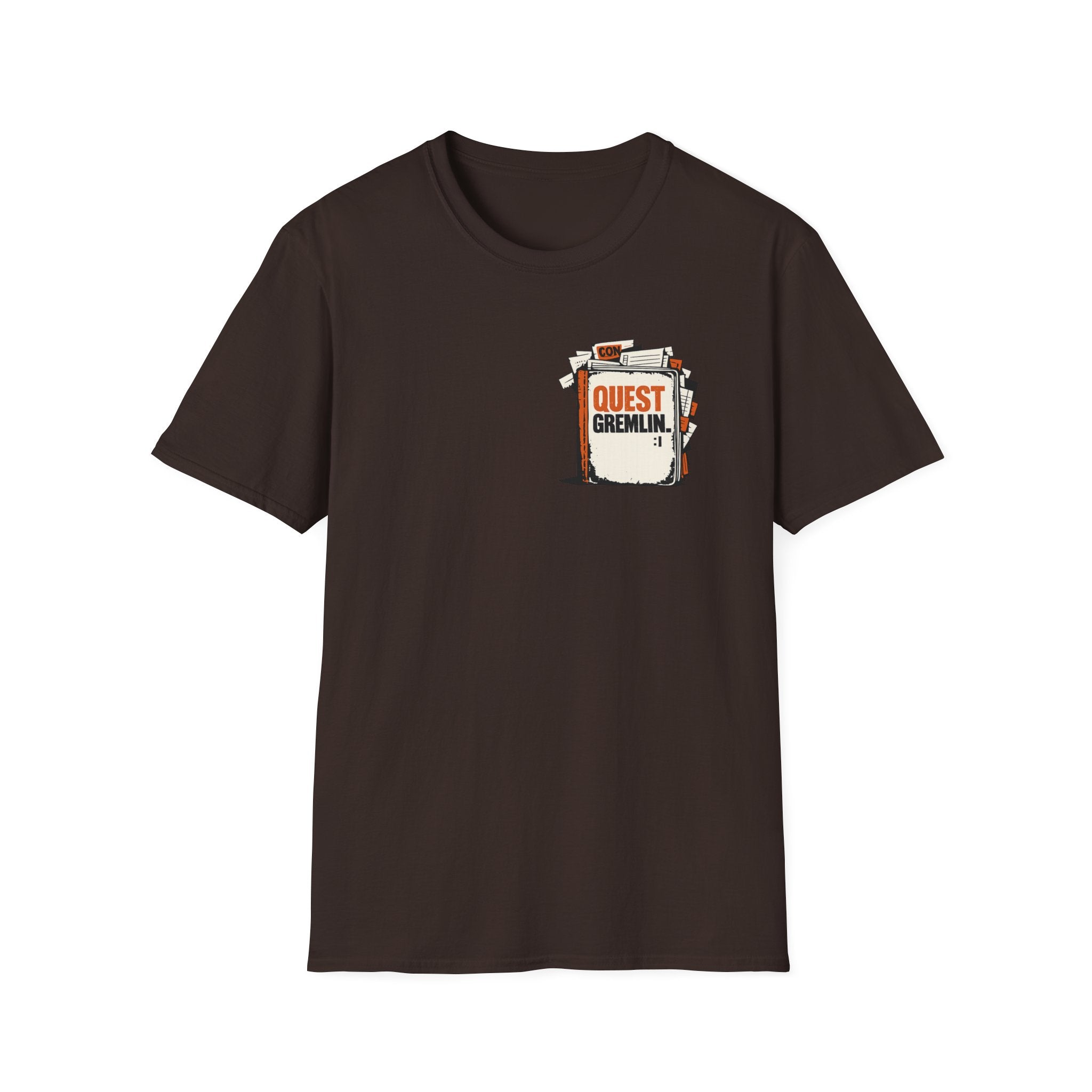 "Quest Gremlin" T-Shirt - Pocket Tee Mimic Design