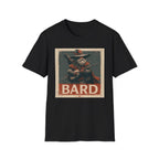 Bard Graphic T-Shirt — Vintage Fantasy Bard Design