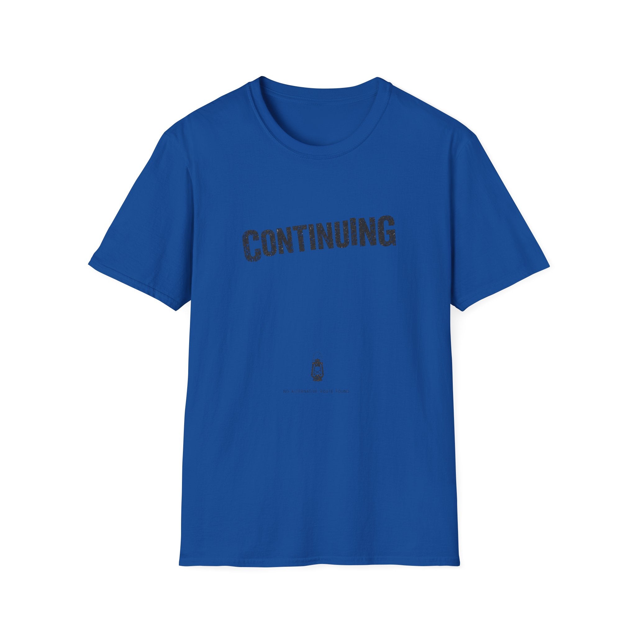 Continuing T-Shirt - Minimalist Gamer Term Tee for Resilience & Recovery