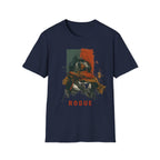 Rogue Hooded Figure T-Shirt - Grunge Painterly Graphic Tee