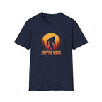 Cryptid Vibes T-Shirt — Bigfoot Sunset Graphic Tee
