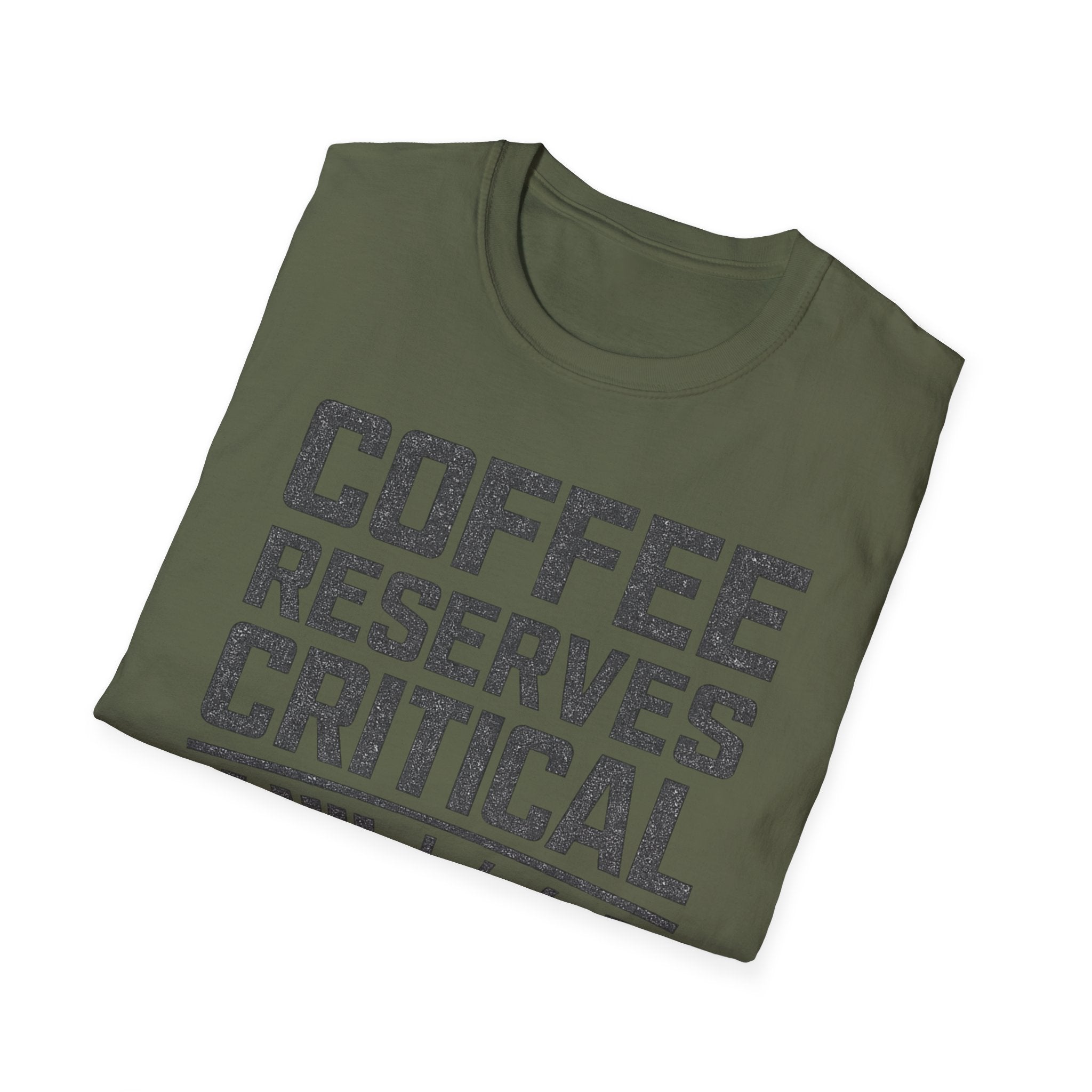 Coffee Reserves Critical Funny T-Shirt