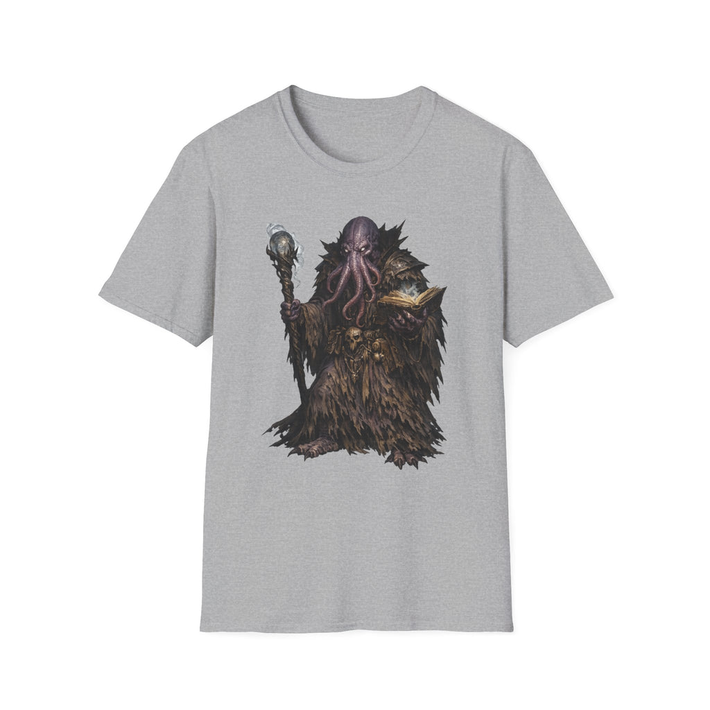 Mind Flayer T-Shirt — Dark Fantasy Cthulhu Warlock Sorcerer Tee
