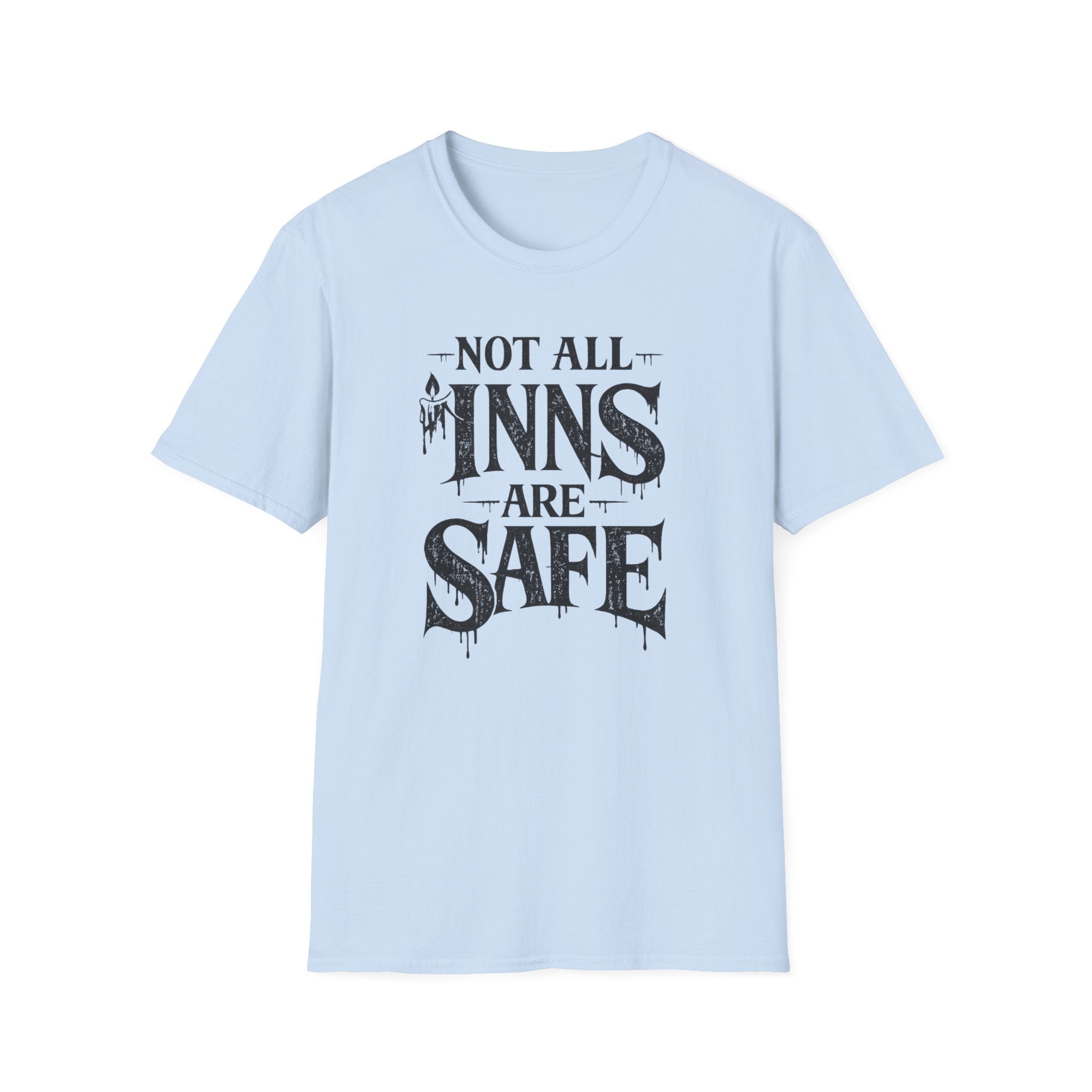 "Not All Inns Are Safe" Gothic Graphic T-Shirt