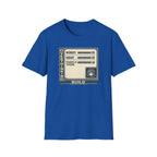 Overthinking Build Stat Screen T-Shirt - "Worry 10 / Doubt 10 / Staring at Ceiling 10"