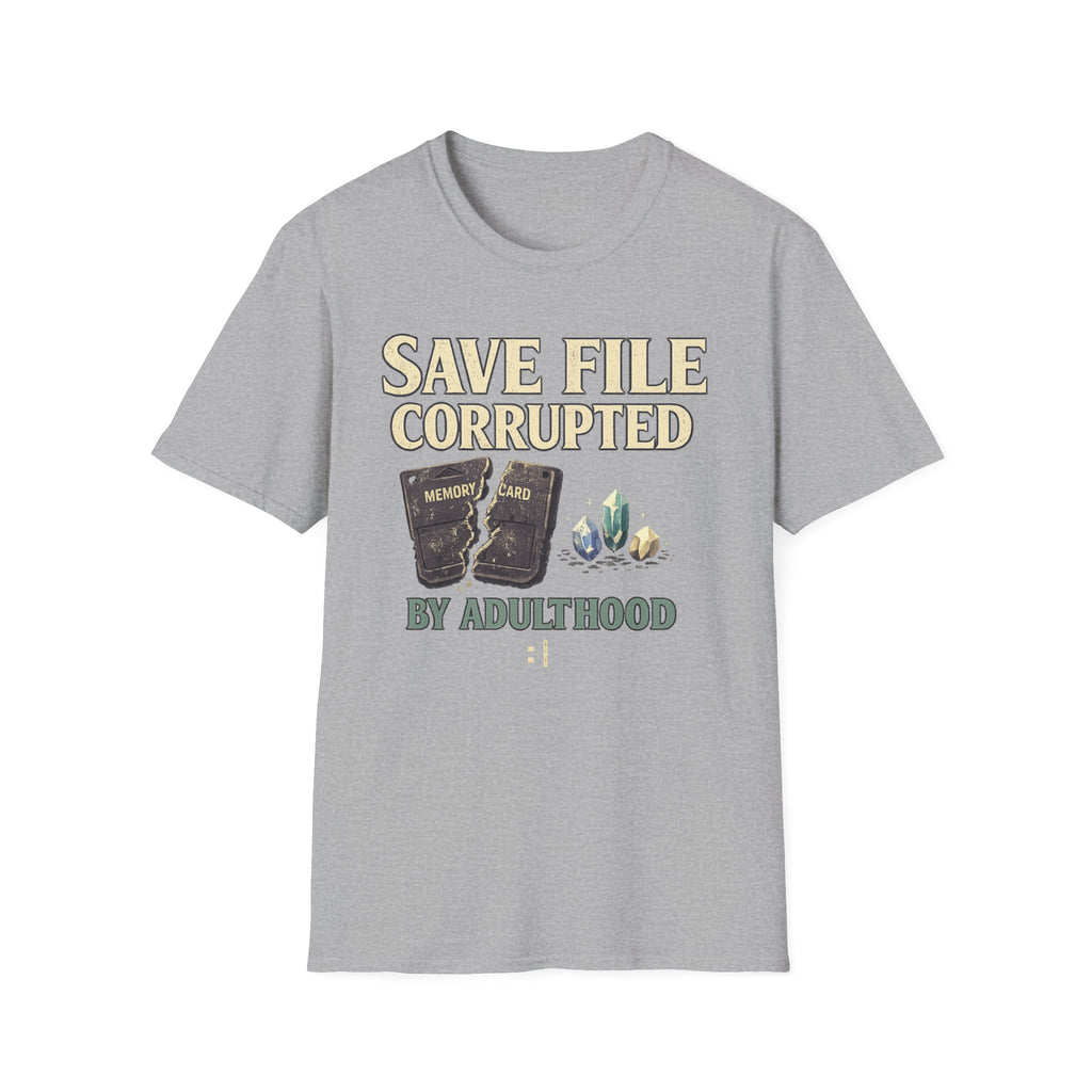 Save File Corrupted by Adulthood T-Shirt