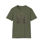 Stone Castle Graphic T‑Shirt — Brick Fortress Illustration Tee