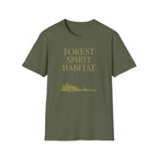 Forest Spirit Habitat T-Shirt - Fantasy Nature Lover Graphic Tee