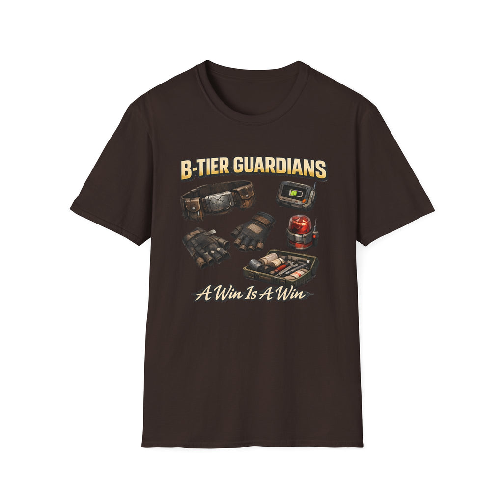B-Tier Guardians T-Shirt - Funny Gamer Loot & Comic Tee