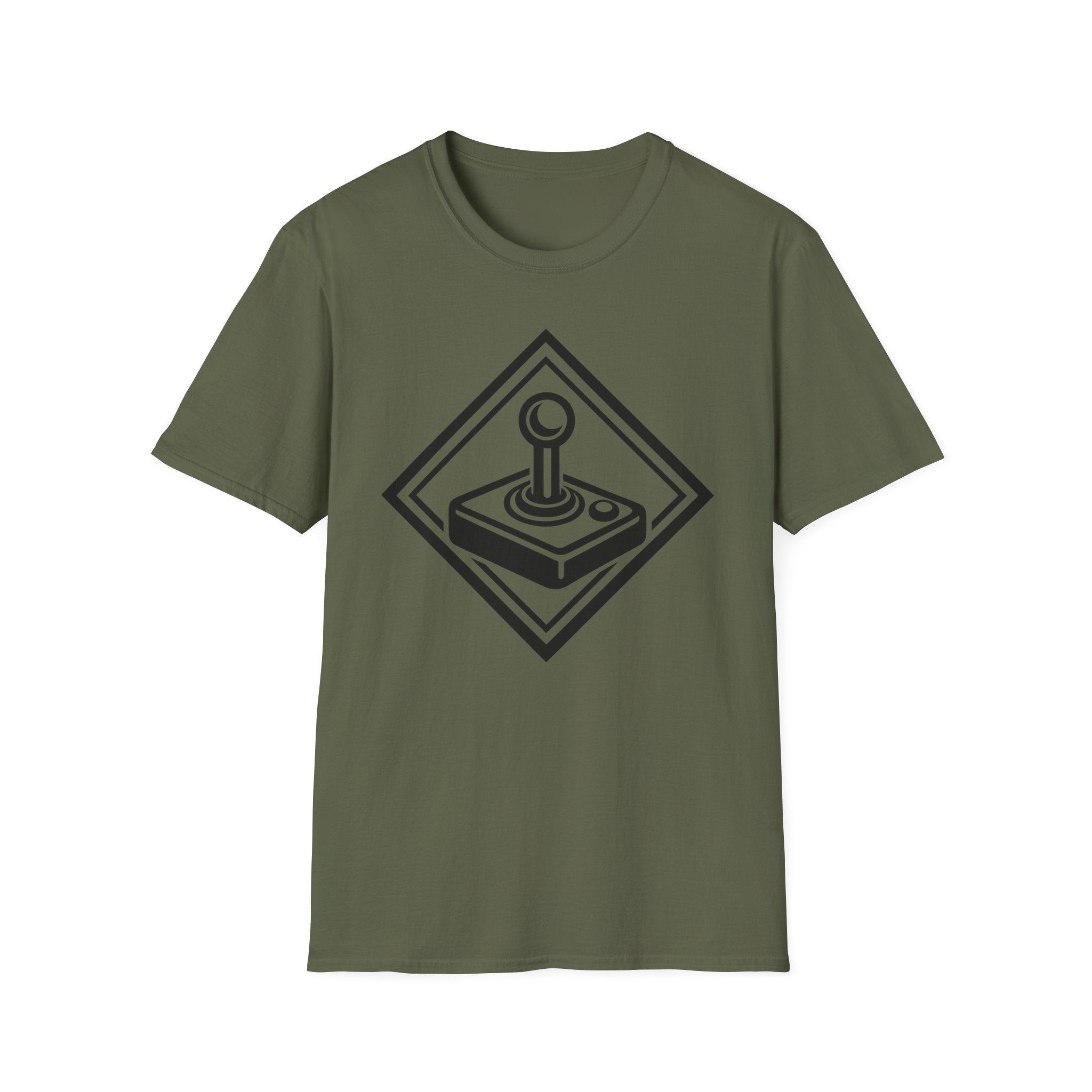 Retro Arcade Joystick T-Shirt — Vintage Gaming Controller Tee