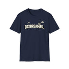 Daydreamer Graphic T-Shirt — Retro Rocket & Castle Design