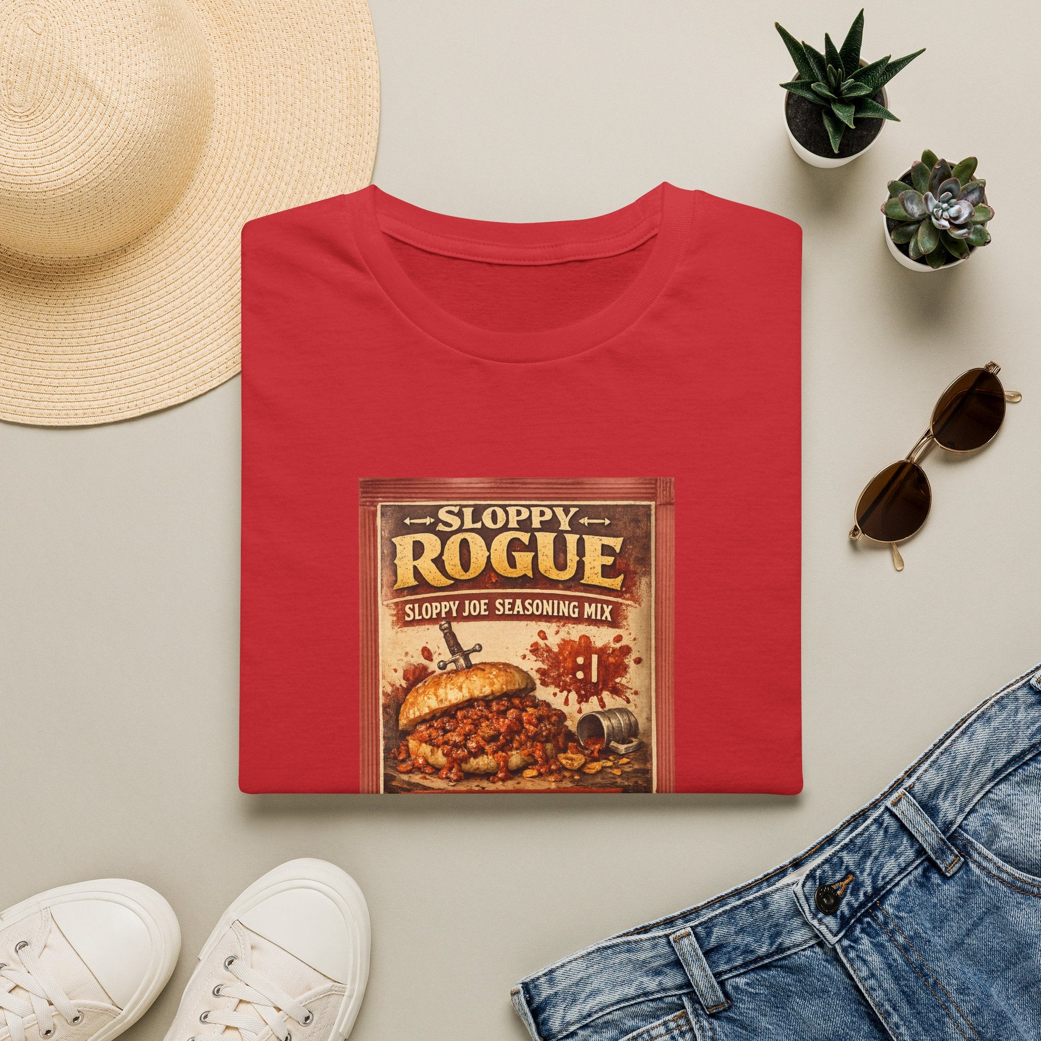 Sloppy Rogue BBQ Graphic T-Shirt - Vintage Sloppy Joe Seasoning