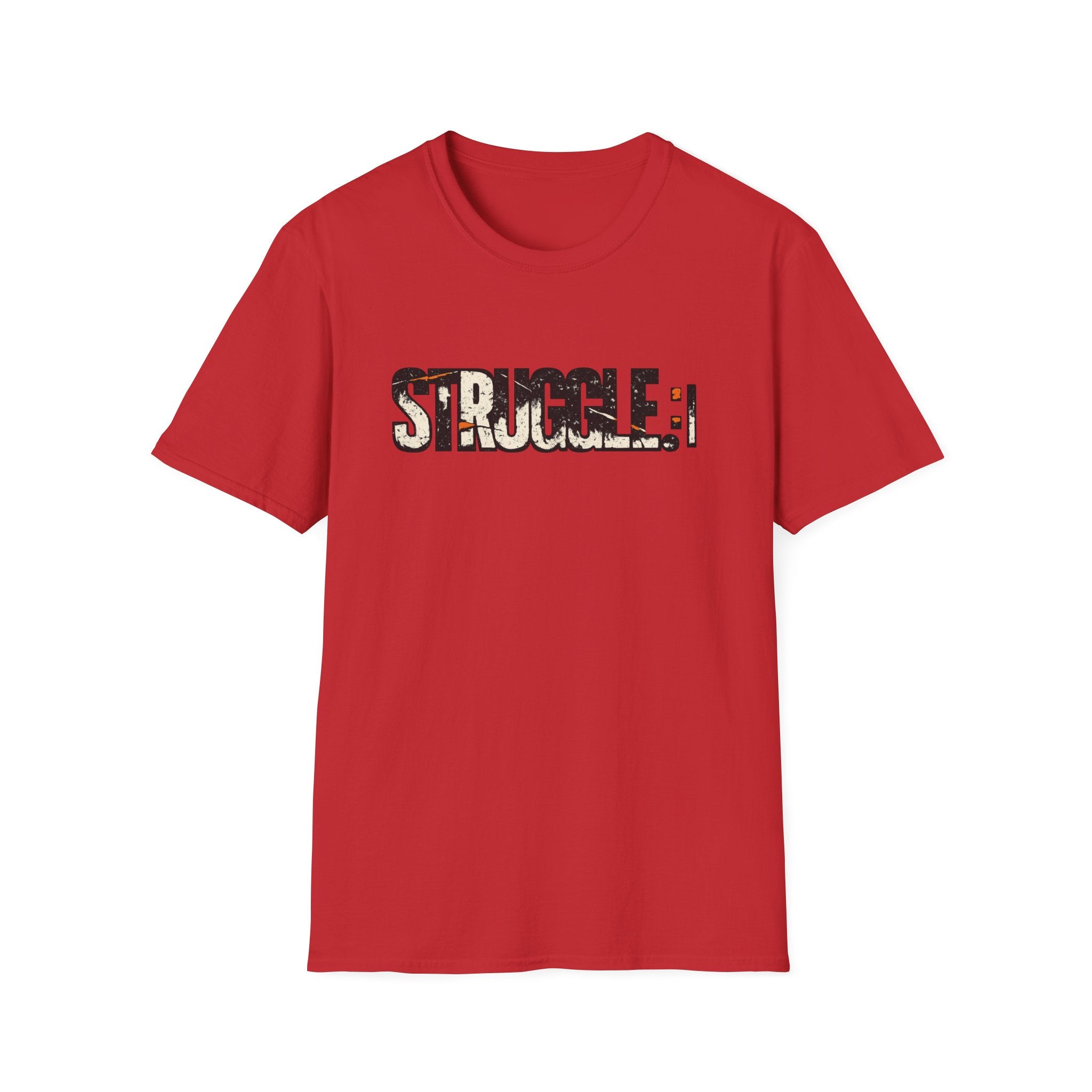 Struggle: Distressed Camo Graphic T-Shirt
