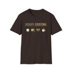 Debuff: Existing Funny Gamer RPG Icon T-Shirt