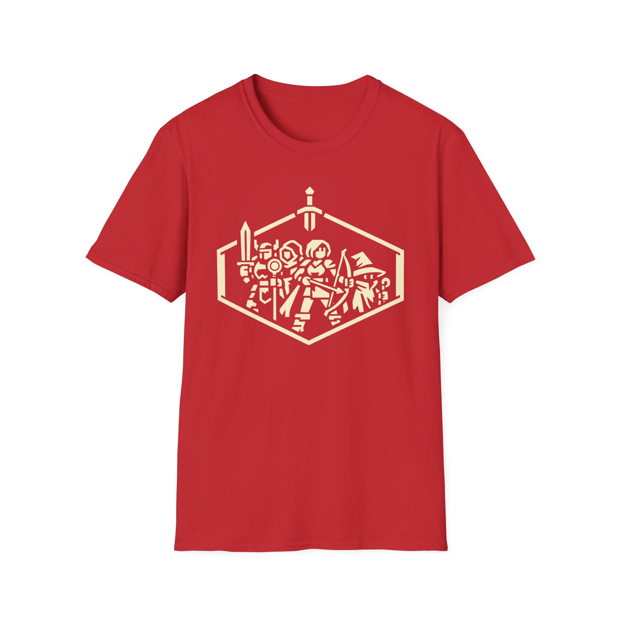 RPG Party T‑Shirt - Retro Dungeon Adventurers Graphic Tee