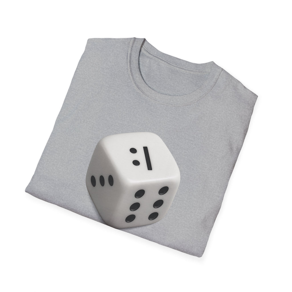 3D D6 :| Emoji T-Shirt