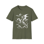 Night Sky Dragon Silhouette T-Shirt