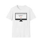 "Insufficient Balance" Retro Computer Screen Graphic T-Shirt