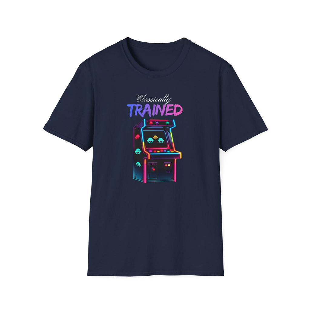 Classically Trained Arcade T-Shirt - Retro Neon Video Game Tee