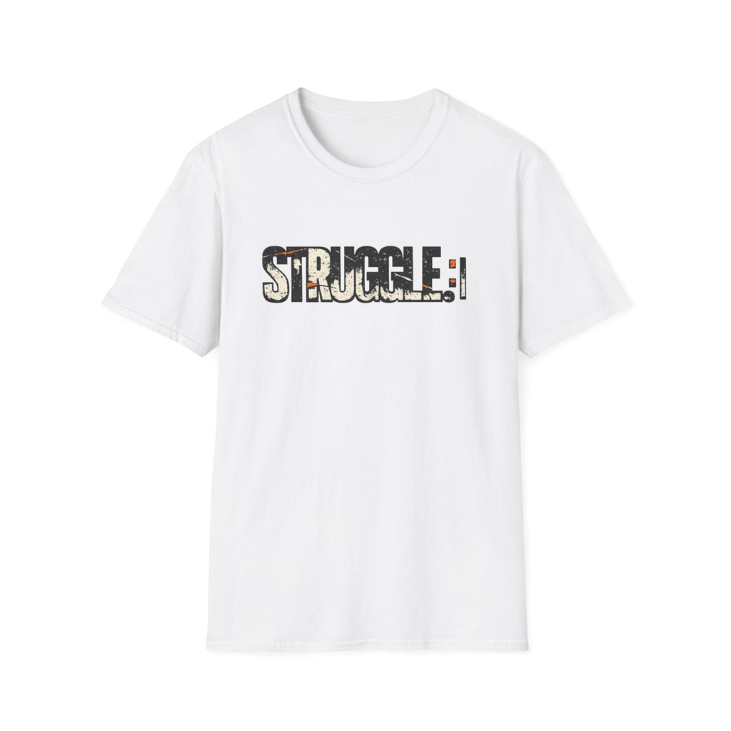 Struggle: Distressed Camo Graphic T-Shirt