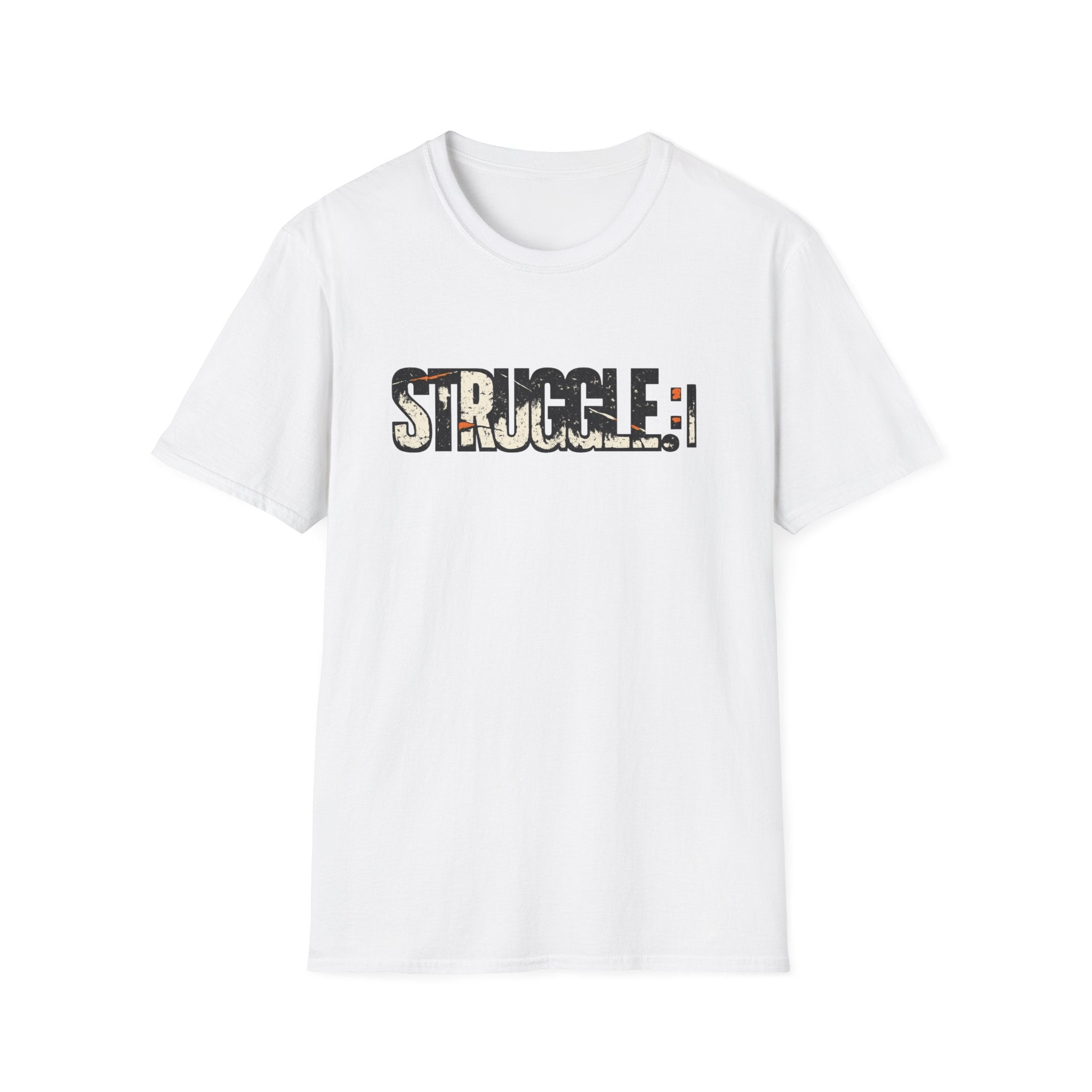 Struggle: Distressed Camo Graphic T-Shirt