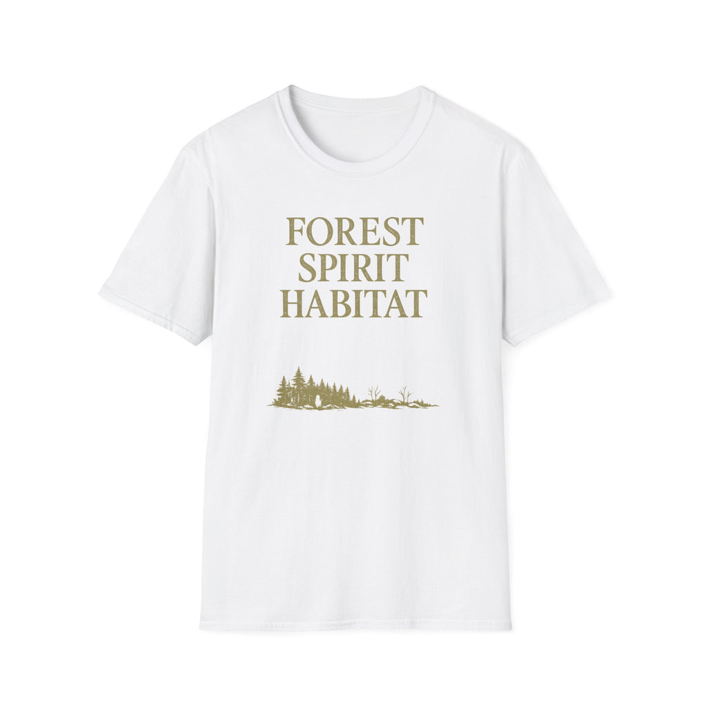 Forest Spirit Habitat T-Shirt - Fantasy Nature Lover Graphic Tee