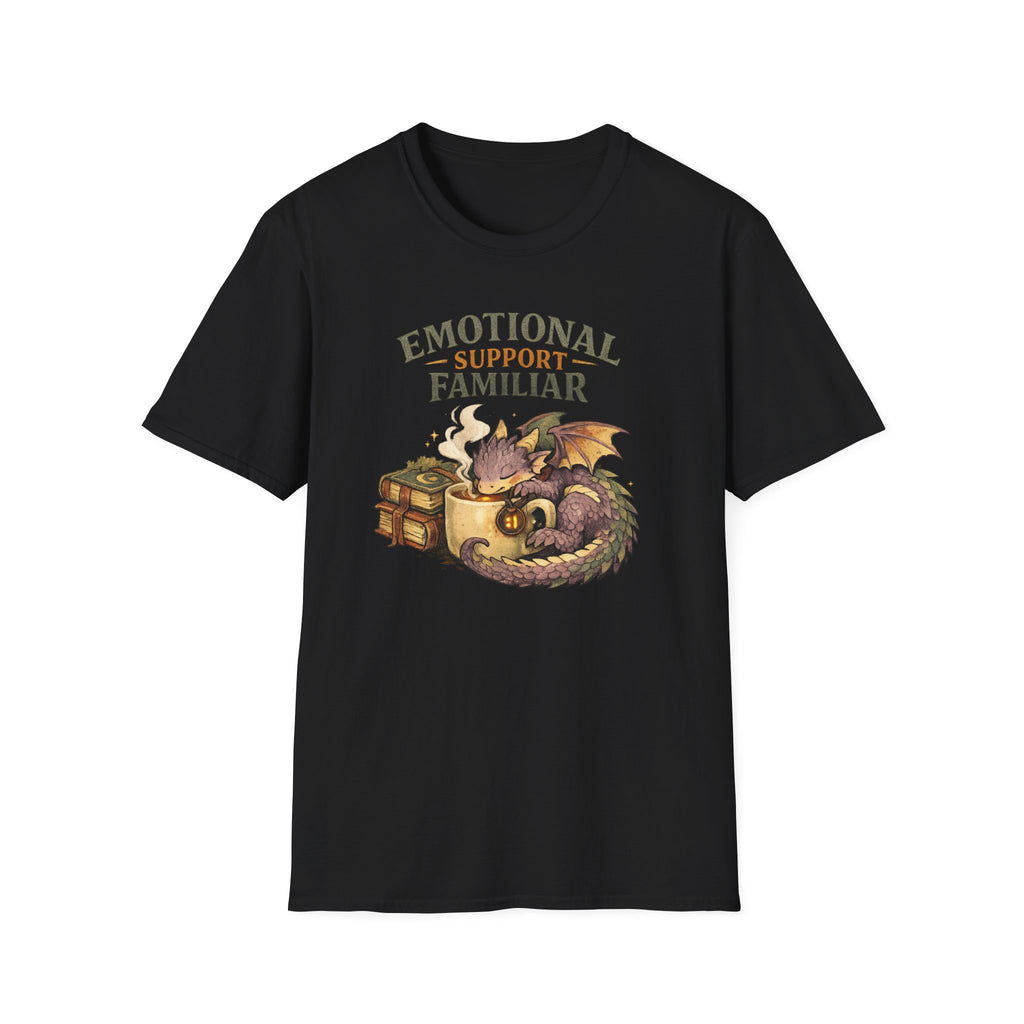Emotional Support Familiar Cute Sleeping Dragon T-Shirt