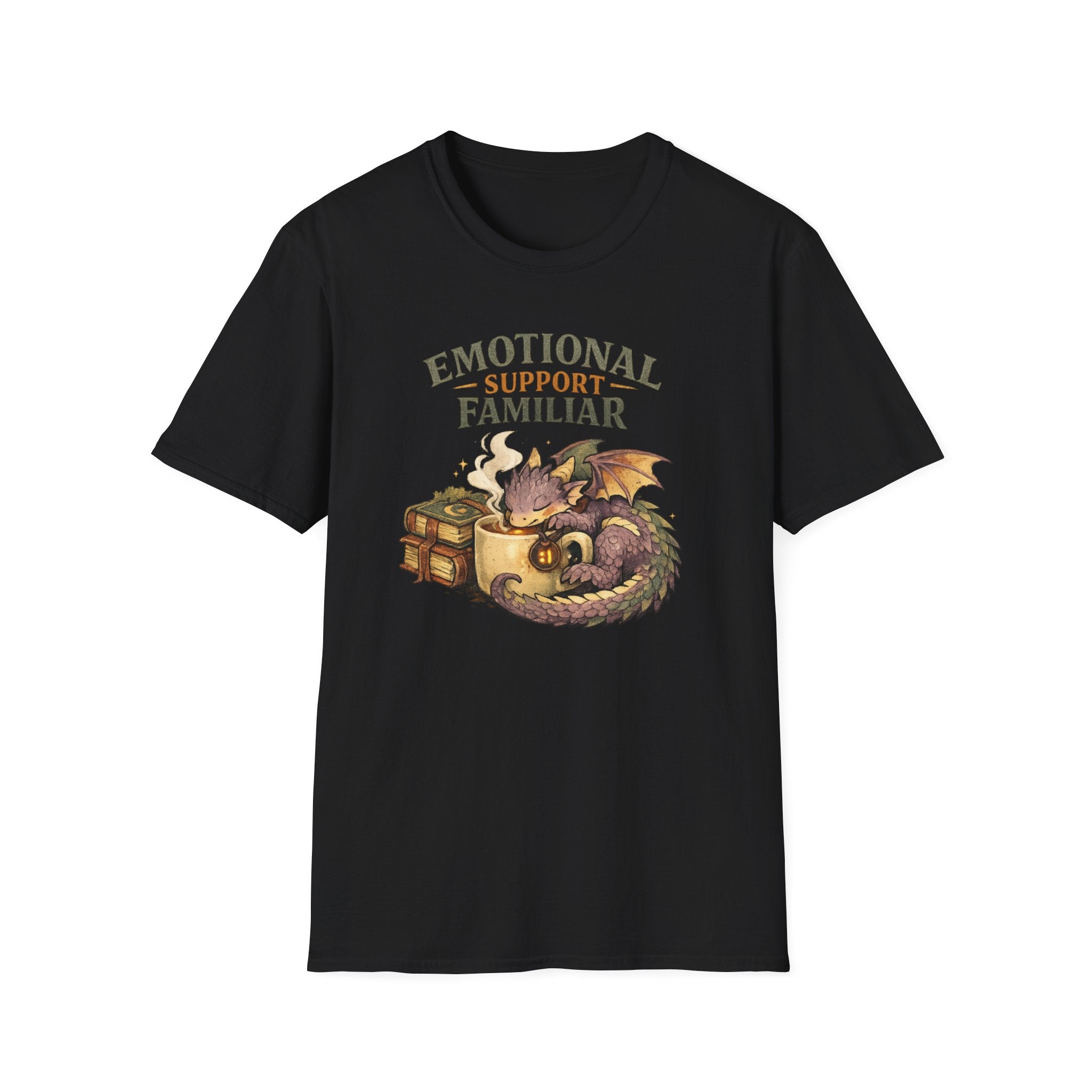 Emotional Support Familiar Cute Sleeping Dragon T-Shirt