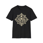 Mystic Wizard T-Shirt - Geometric Arcane Mage Design