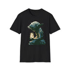 Stylish Imp Fantasy Artwork T-Shirt - Vintage Sketch Graphic Imp Holding Firefly Jar, Cute Tee