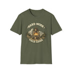 Hard Mode Field Guide T-Shirt - Vintage Lantern Mountain Fantasy Tee