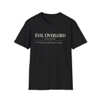 Evil Overlord Definition T-Shirt - Funny Sarcastic Geek Tee