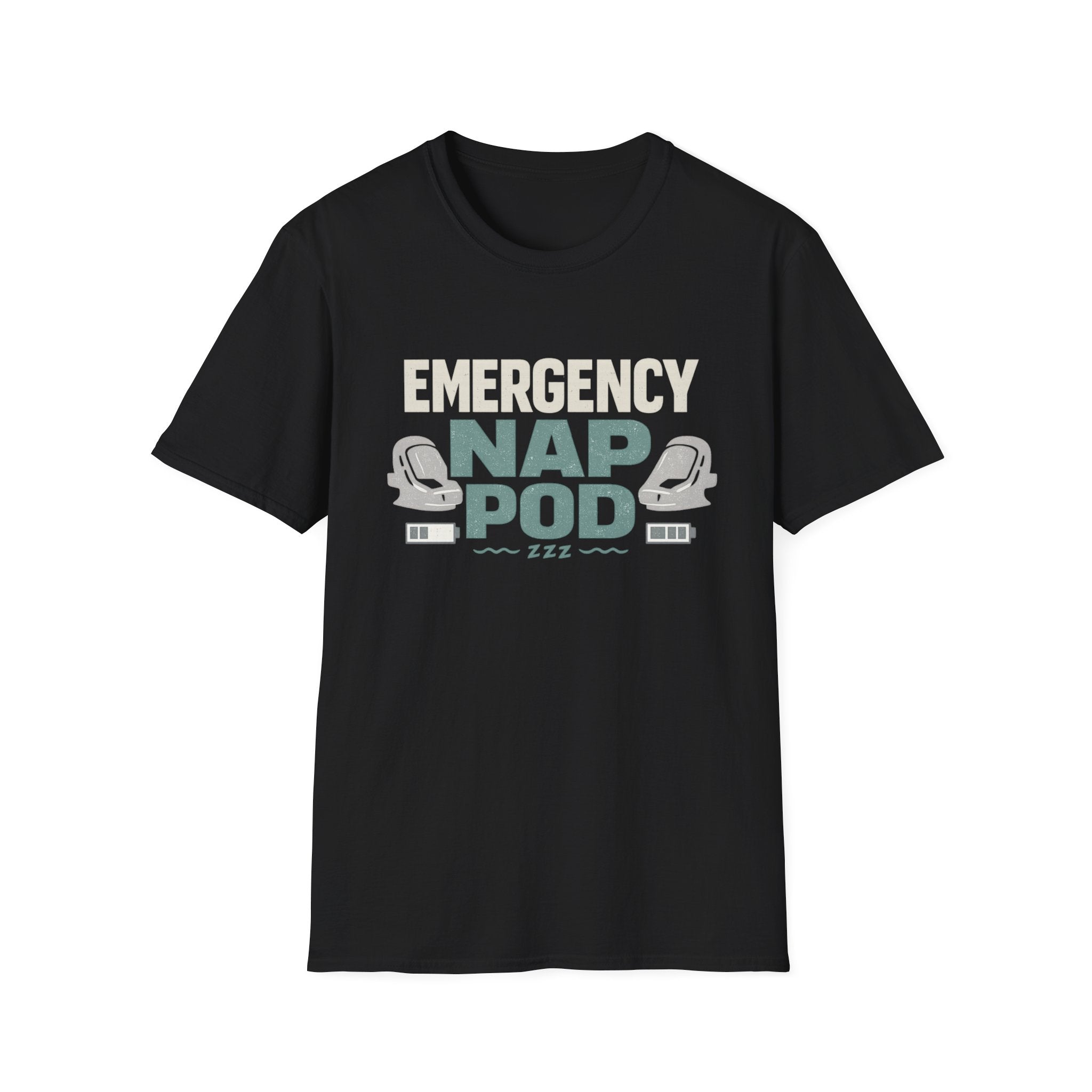 Emergency Nap Pod Funny Sci-Fi T-Shirt