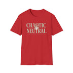Chaotic Neutral T-Shirt — D20 Flame RPG Gamer Tee (Perfectly Balanced)