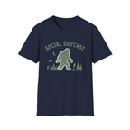 "Social Outcast" Bigfoot Graphic T-Shirt