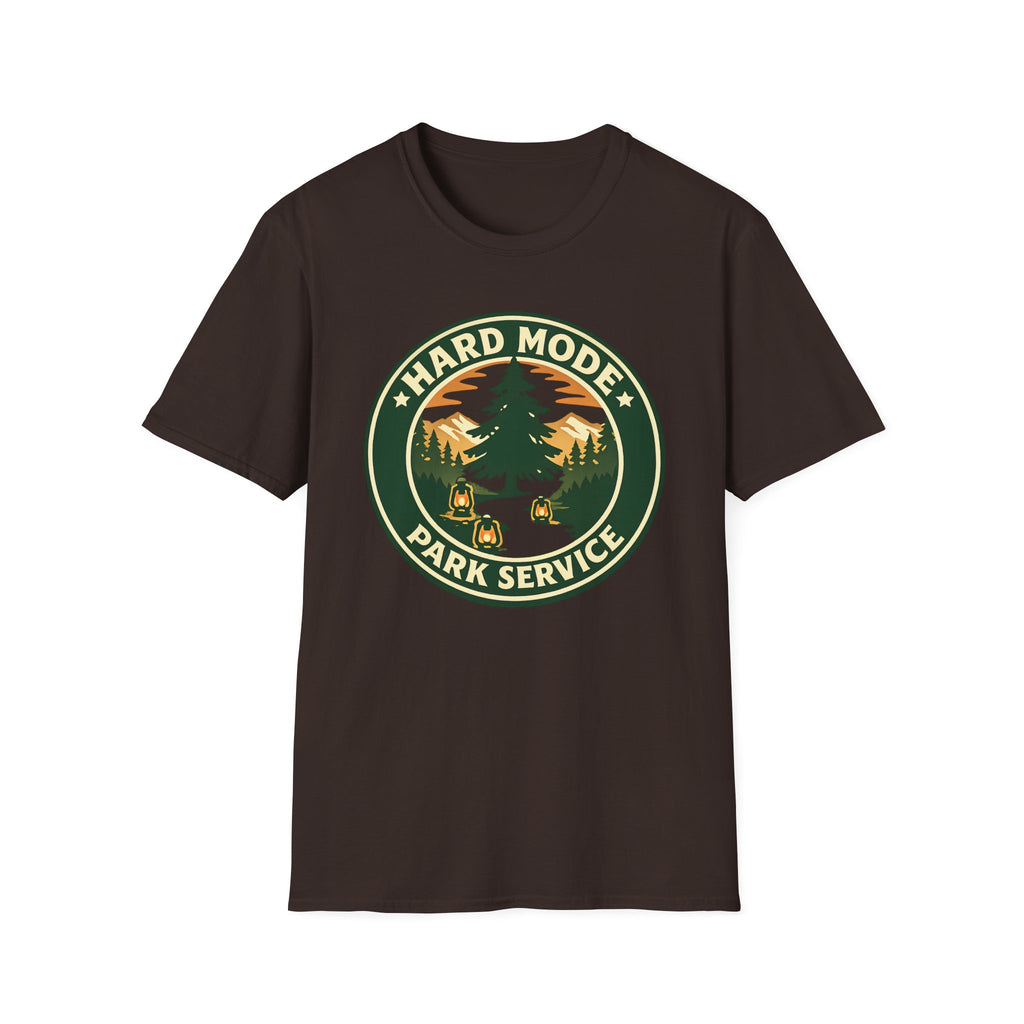 "Hard Mode Park Service" T-Shirt - Bold Graphic Tee