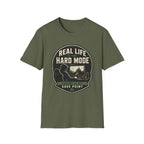 “Real Life is the Hard Mode” Retro Gamer Tee