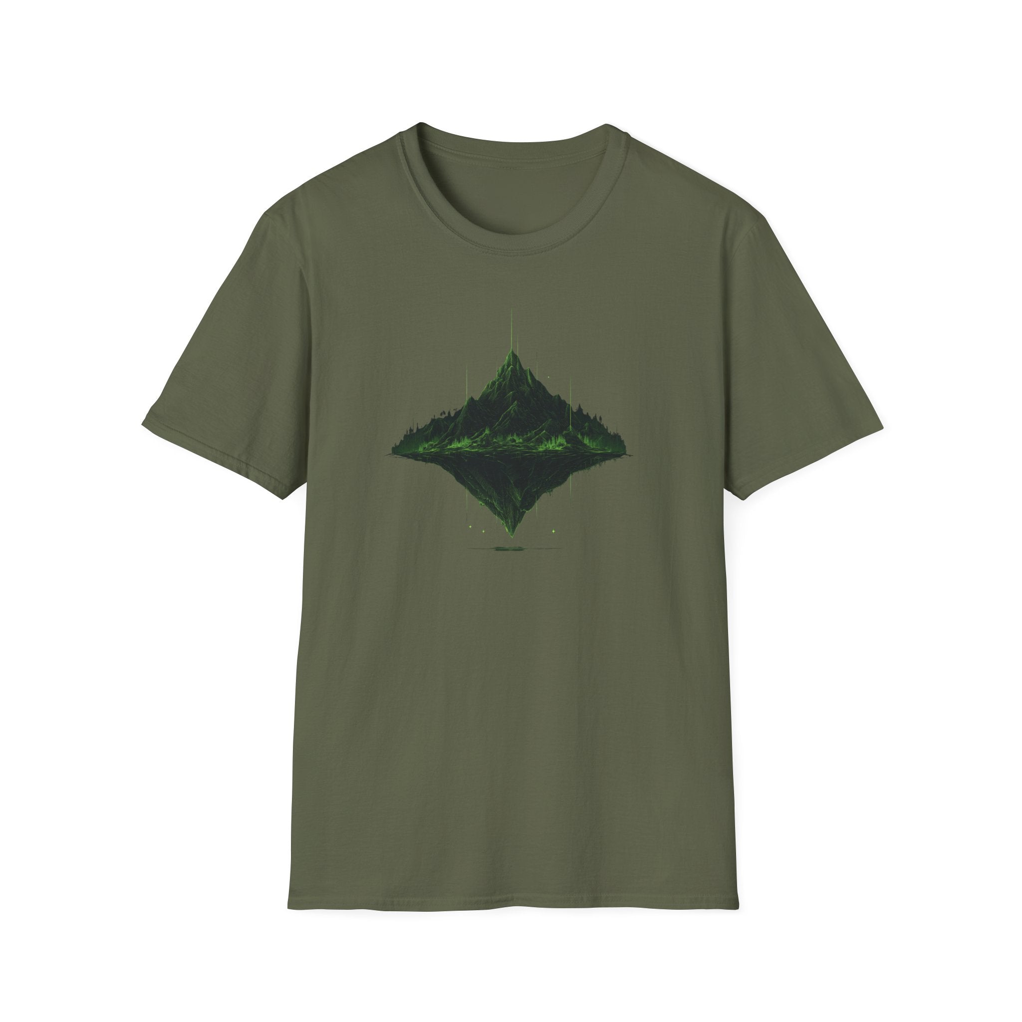 Emerald Floating Island Graphic T-Shirt