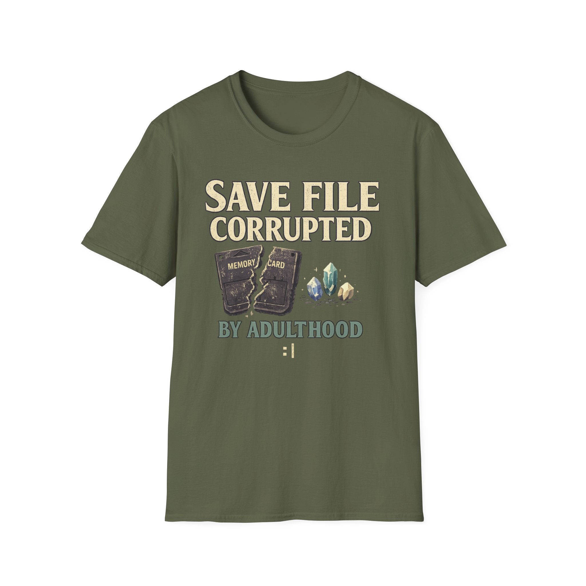 Save File Corrupted by Adulthood T-Shirt