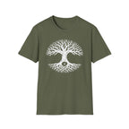 Tree of Life T-Shirt – White Woodland Roots Graphic Tee