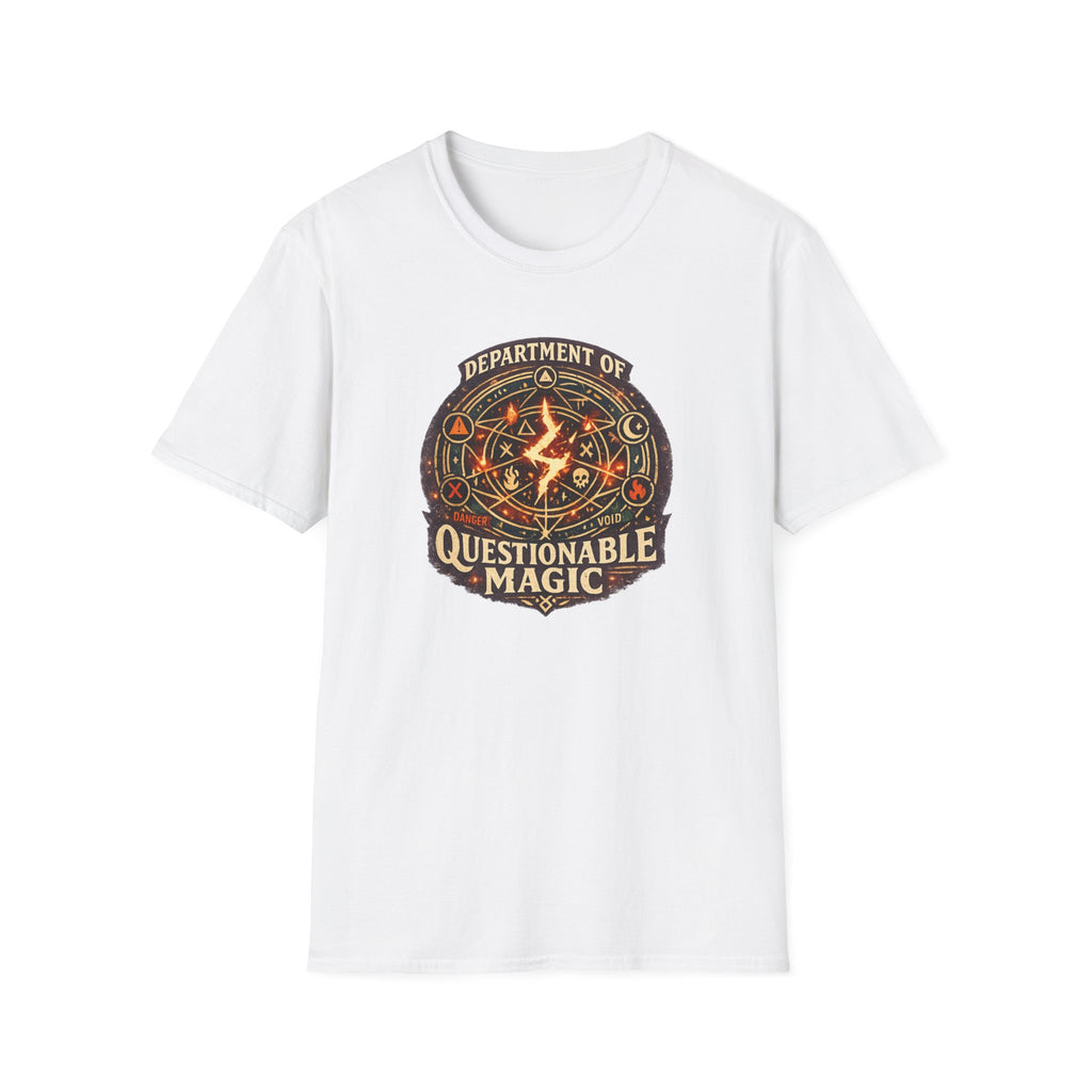 Department of Questionable Magic Vintage Emblem T-Shirt