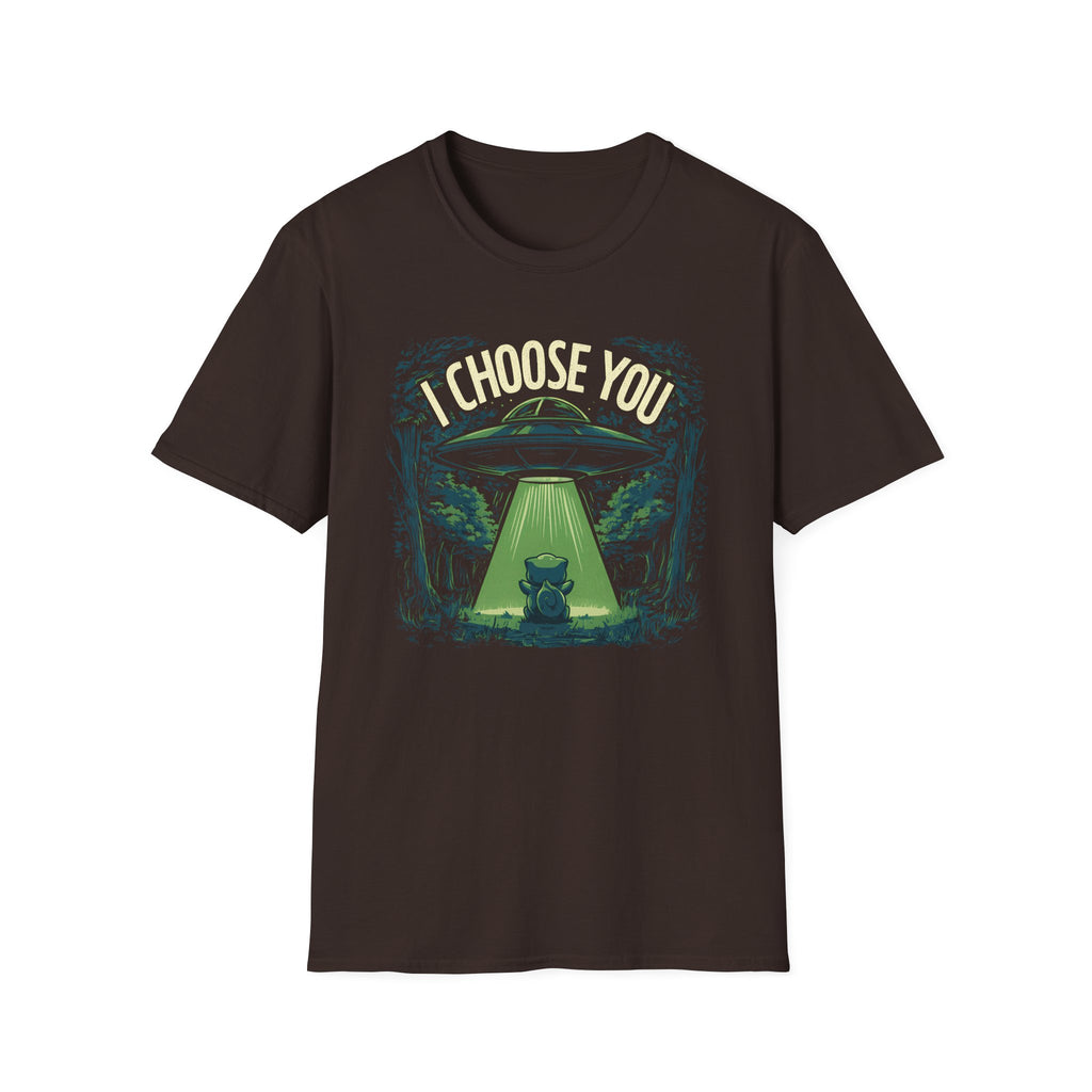 I Choose You UFO T-Shirt - Cute Alien Abduction Tee for Sci‑Fi Fans