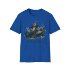 Wizard Graphic T-Shirt - Mystical Mage Illustration Tee