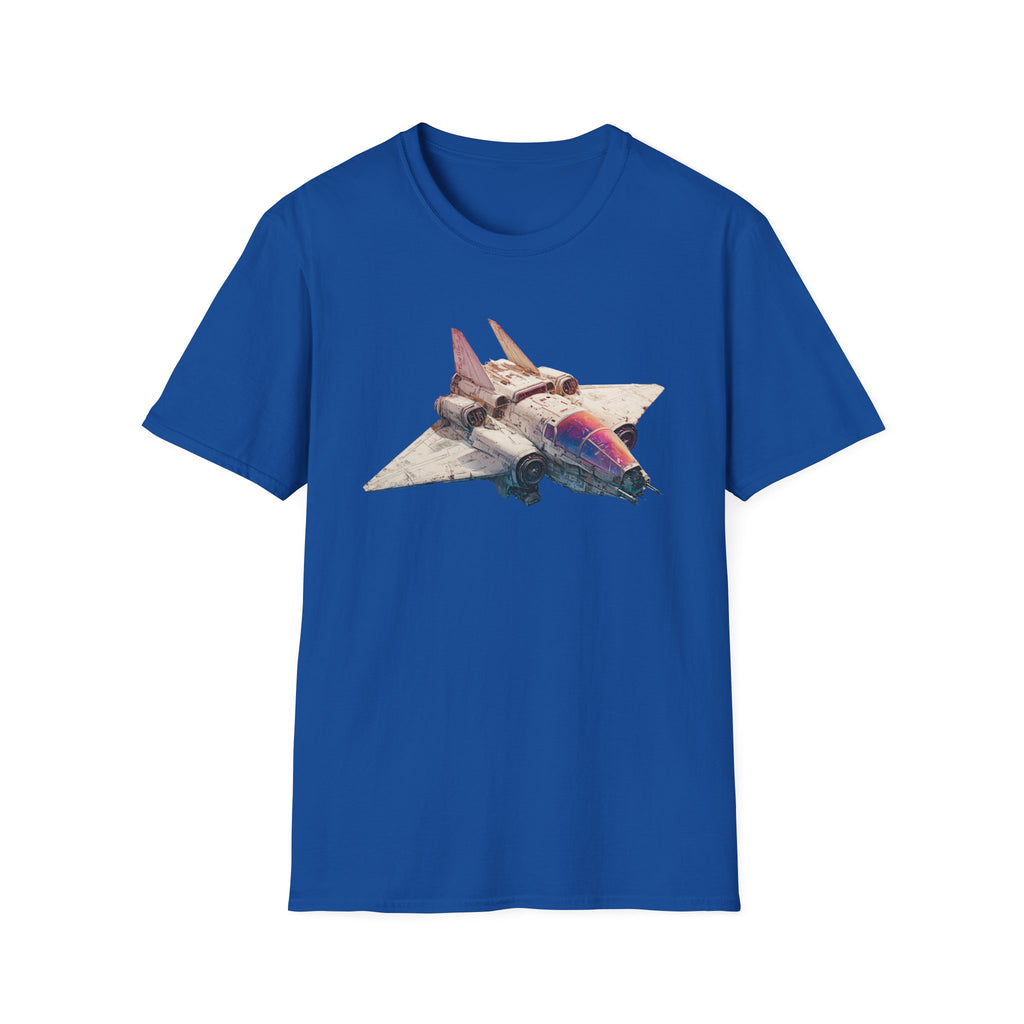Space Bomber Graphic T‑Shirt - Vintage Rocketship Tee